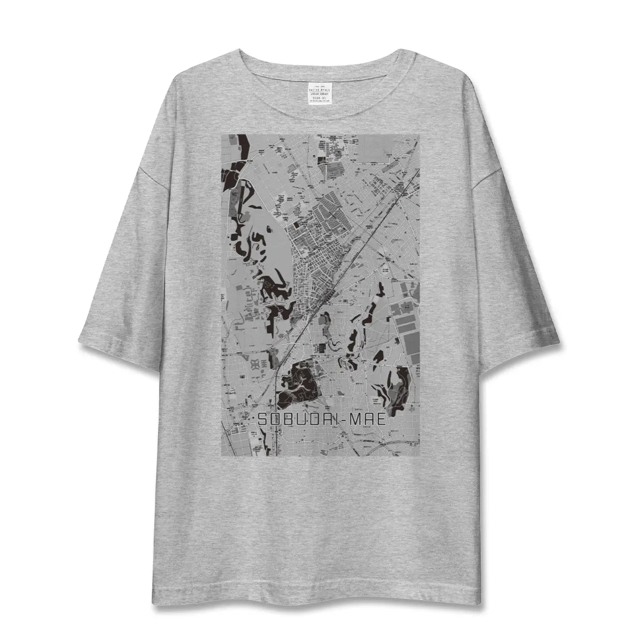【相武台前（神奈川県）】地図柄ビッグシルエットTシャツ