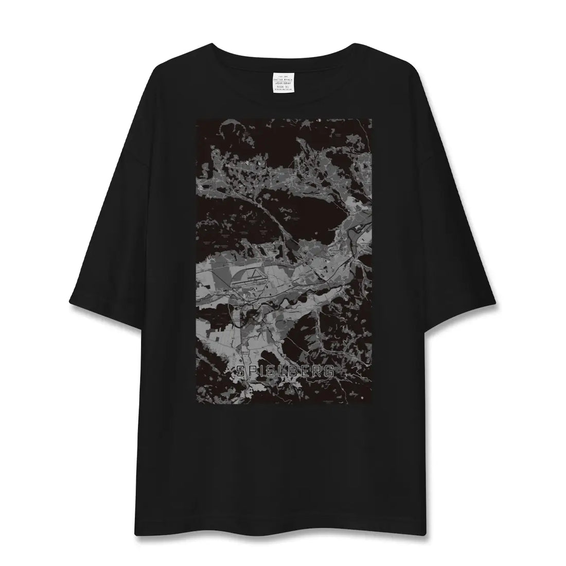 【シュピールベルク（オーストリア）】地図柄ビッグシルエットTシャツ