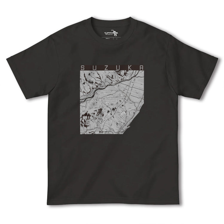 【鈴鹿（三重県）】地図柄ヘビーウェイトTシャツ