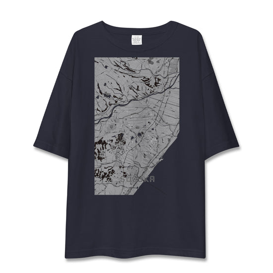 【鈴鹿（三重県）】地図柄ビッグシルエットTシャツ