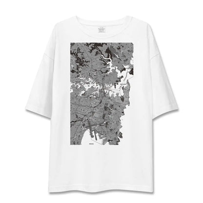 【シドニー（オーストラリア）】地図柄ビッグシルエットTシャツ