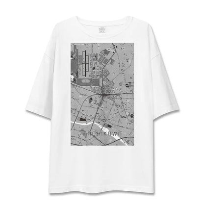 【立川（東京都）】地図柄ビッグシルエットTシャツ