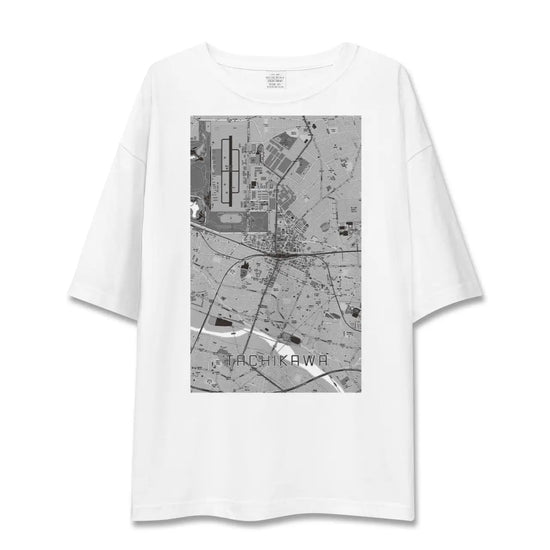 【立川（東京都）】地図柄ビッグシルエットTシャツ
