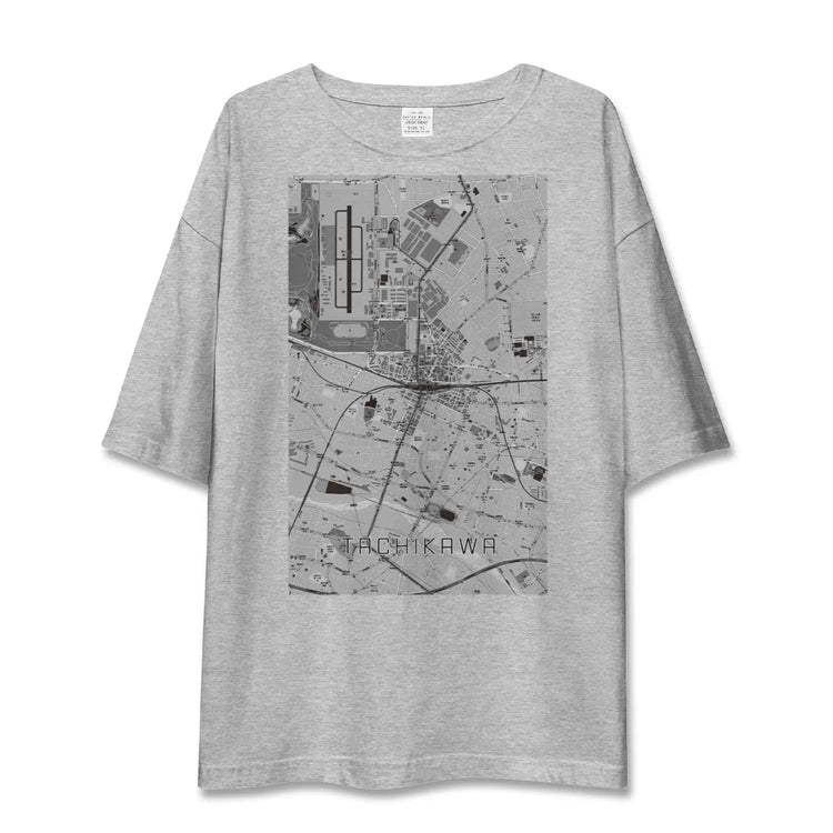 【立川（東京都）】地図柄ビッグシルエットTシャツ