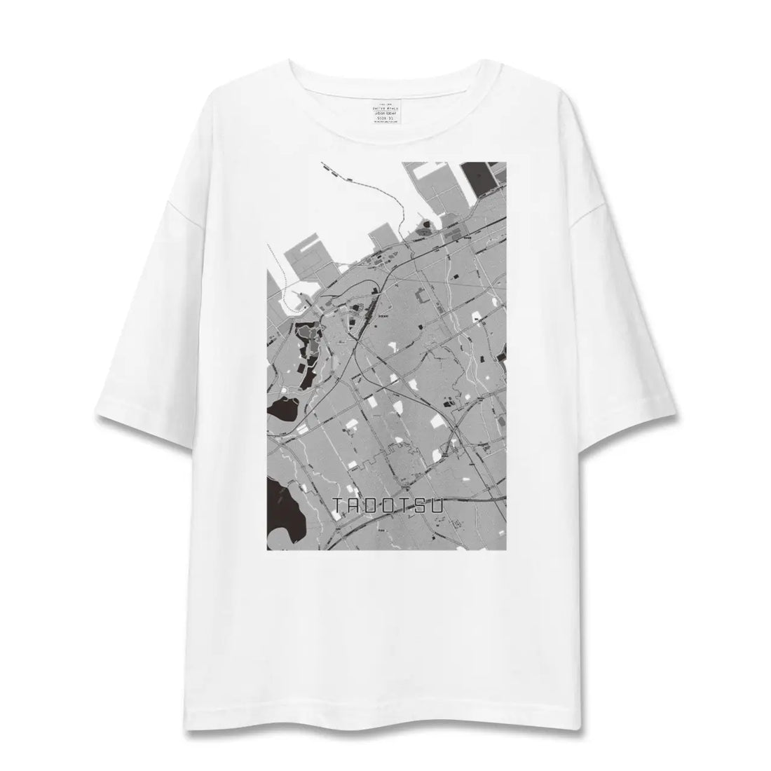 【多度津（香川県）】地図柄ビッグシルエットTシャツ