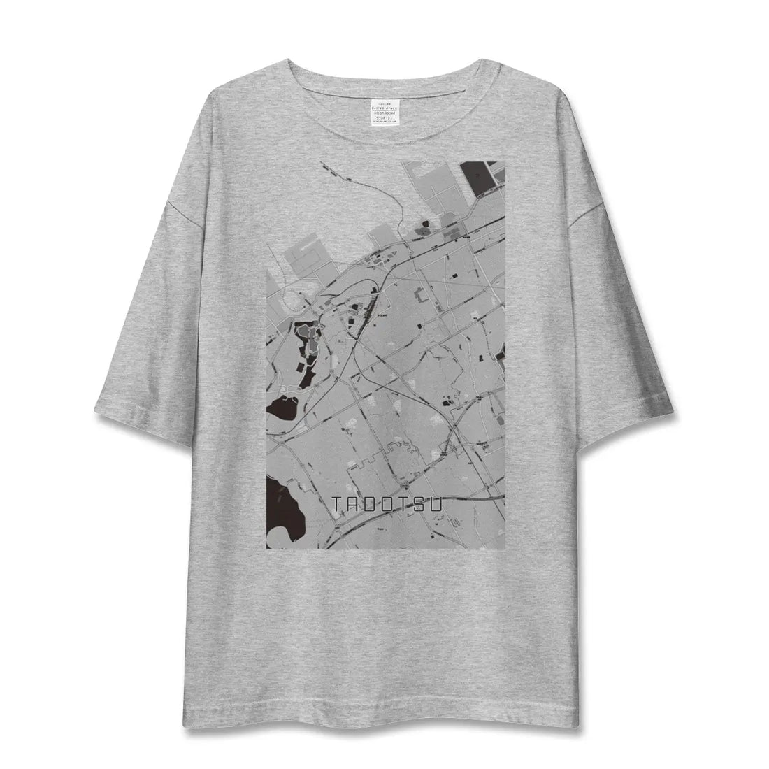 【多度津（香川県）】地図柄ビッグシルエットTシャツ