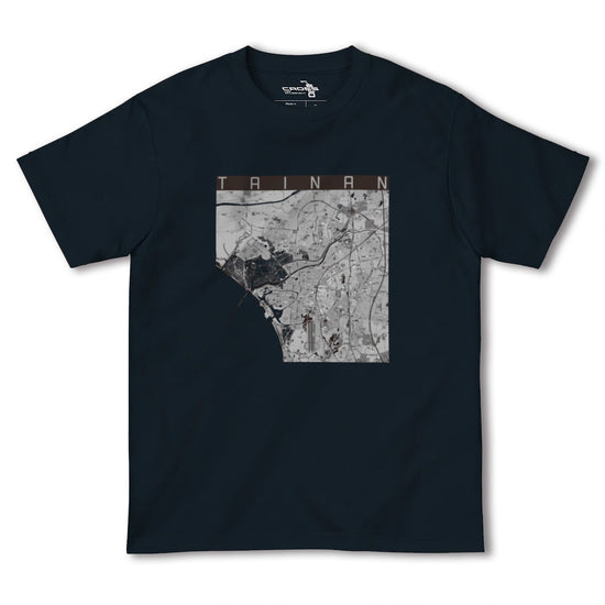 【台南（台湾）】地図柄ヘビーウェイトTシャツ