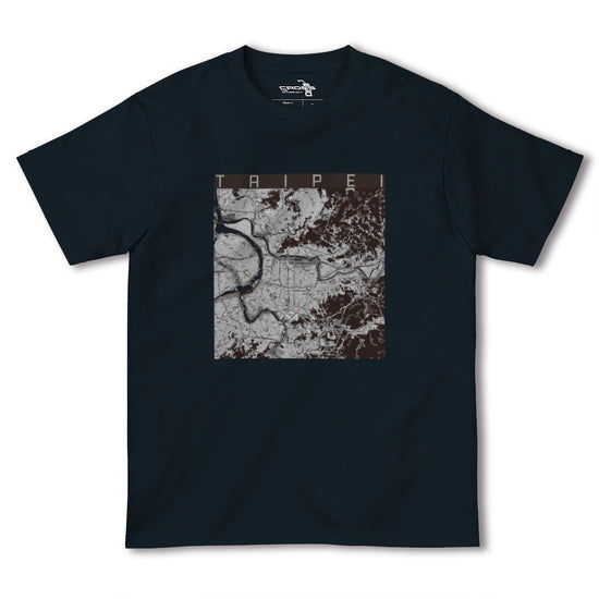 【台北（台湾）】地図柄ヘビーウェイトTシャツ