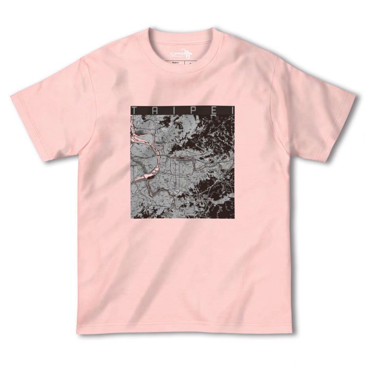 【台北（台湾）】地図柄ヘビーウェイトTシャツ