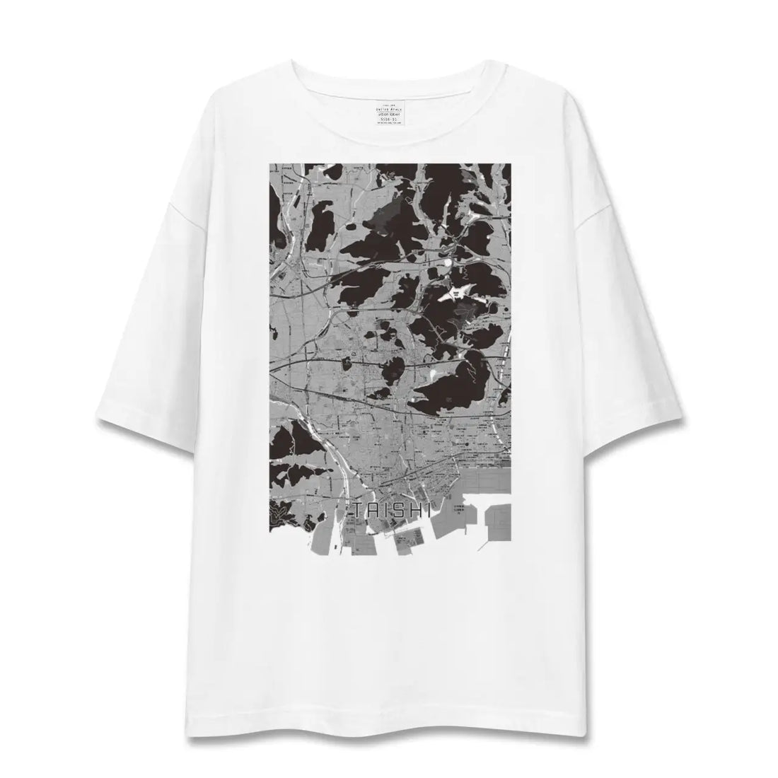 【太子（兵庫県）】地図柄ビッグシルエットTシャツ