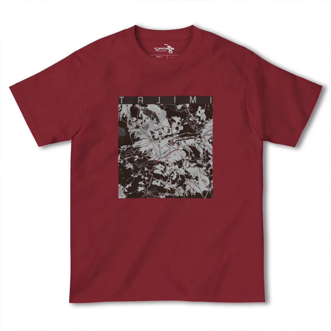 【多治見(岐阜県)】地図柄ヘビーウェイトTシャツ