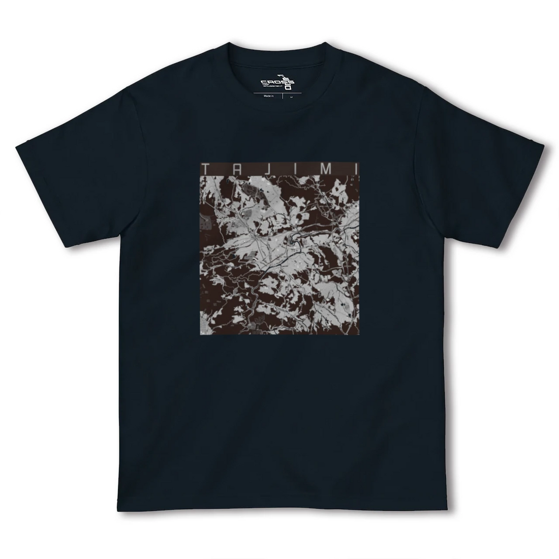 【多治見(岐阜県)】地図柄ヘビーウェイトTシャツ