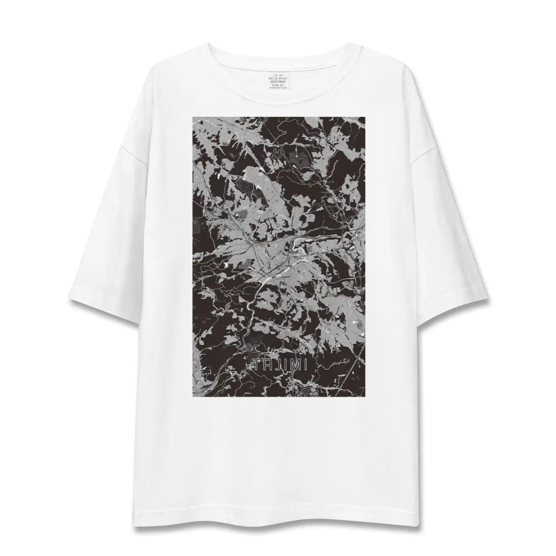 【多治見（岐阜県）】地図柄ビッグシルエットTシャツ