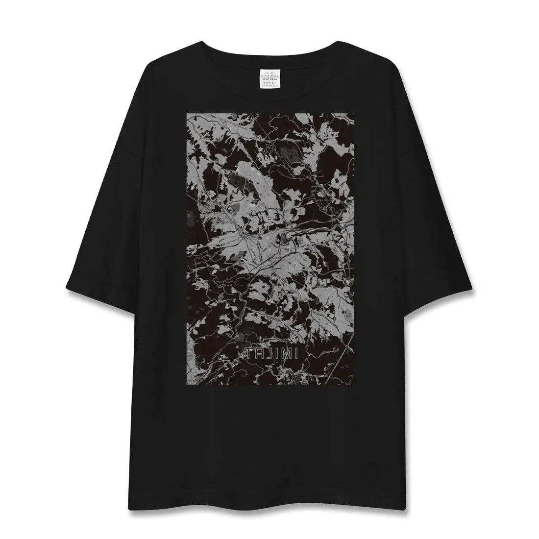 【多治見（岐阜県）】地図柄ビッグシルエットTシャツ