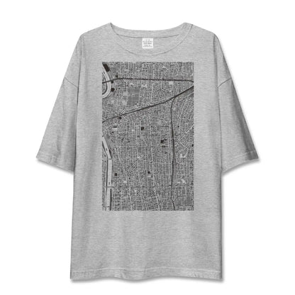 【高畑（愛知県）】地図柄ビッグシルエットTシャツ