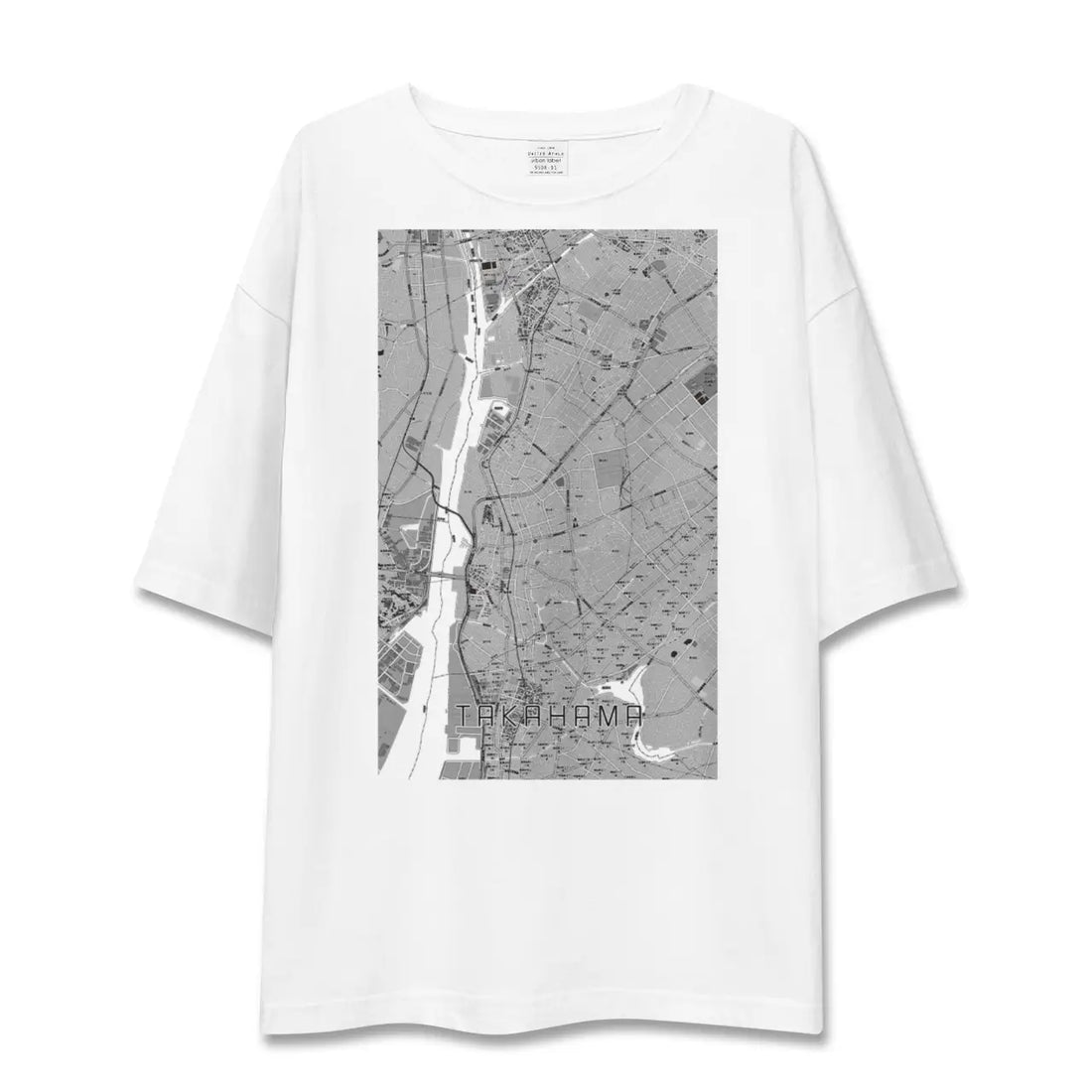 【高浜（愛知県）】地図柄ビッグシルエットTシャツ