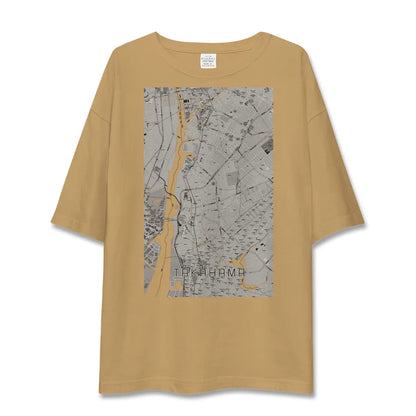 【高浜（愛知県）】地図柄ビッグシルエットTシャツ