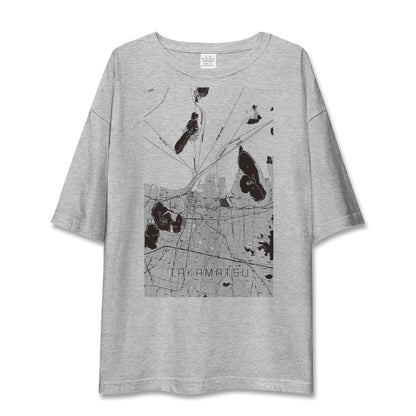 【高松（香川県）】地図柄ビッグシルエットTシャツ