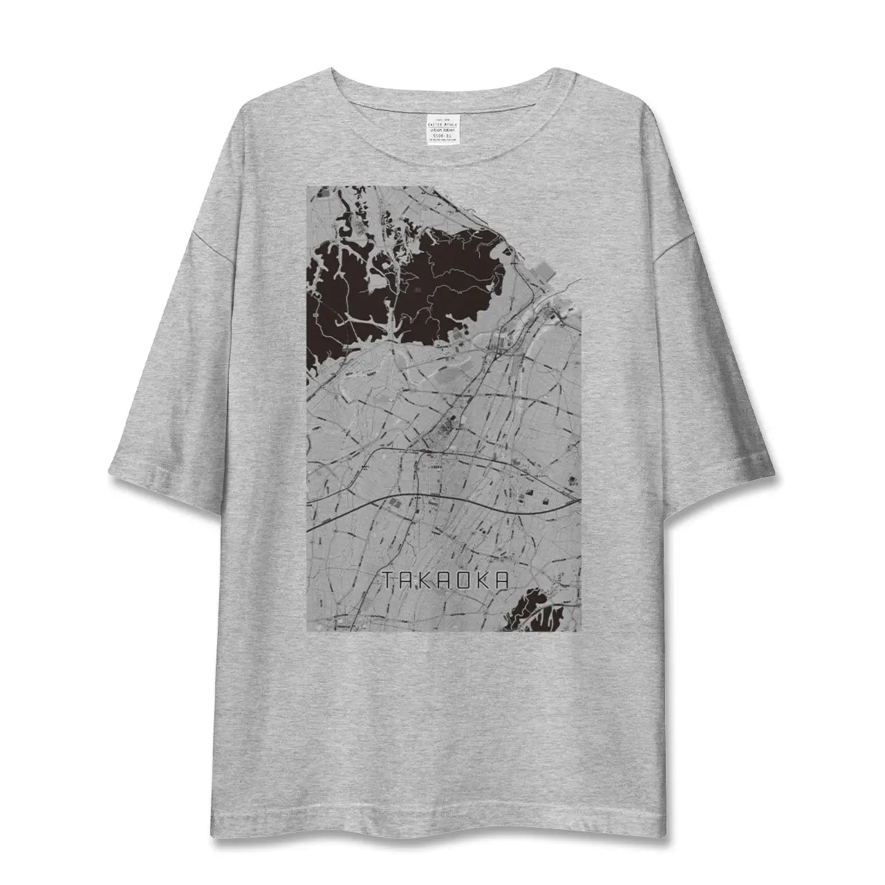 【高岡（富山県）】地図柄ビッグシルエットTシャツ