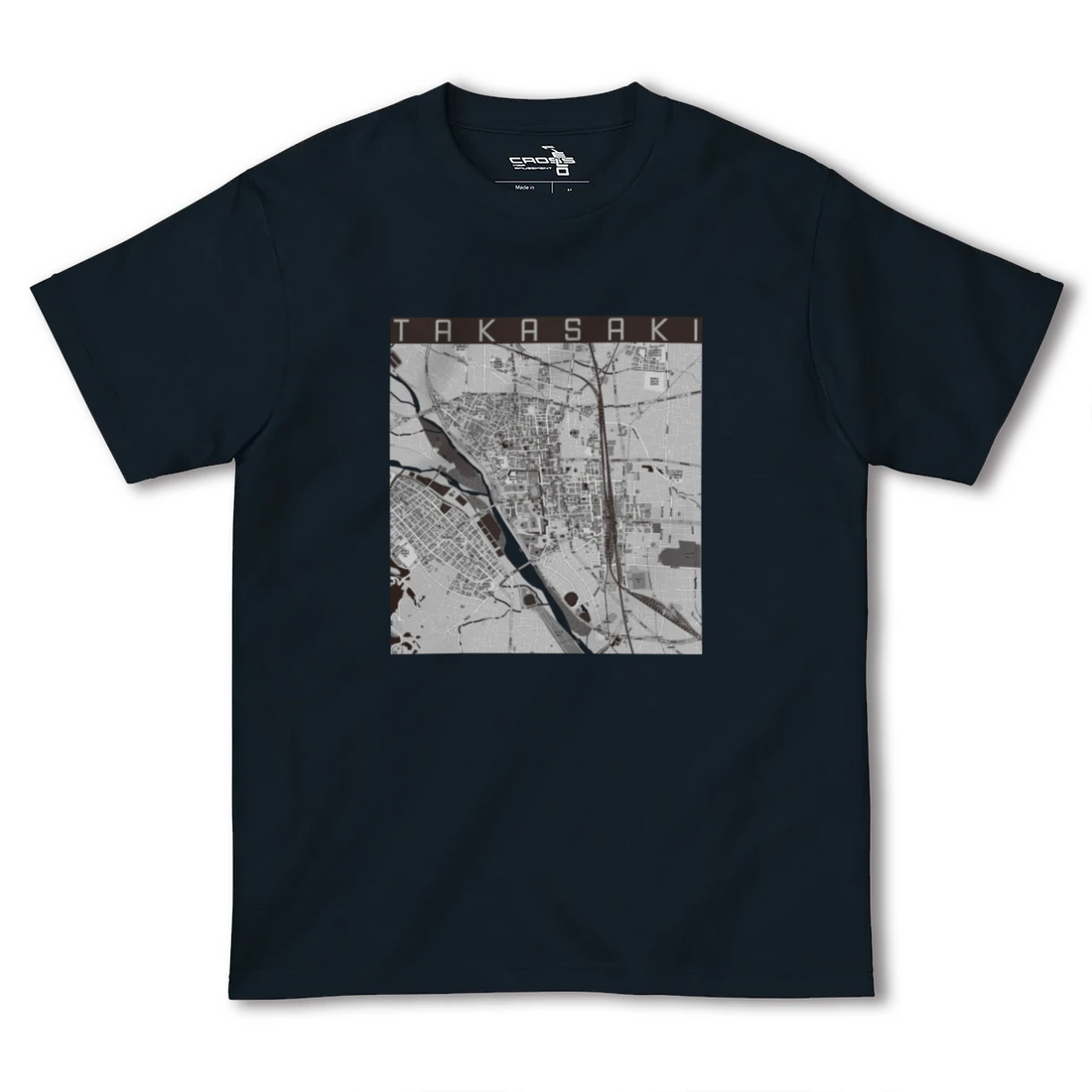 【高崎(群馬県)】地図柄ヘビーウェイトTシャツ