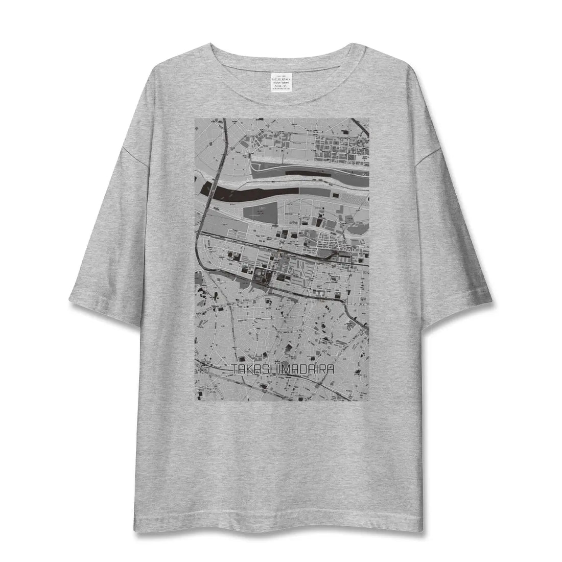 【高島平(東京都)】地図柄ビッグシルエットTシャツ
