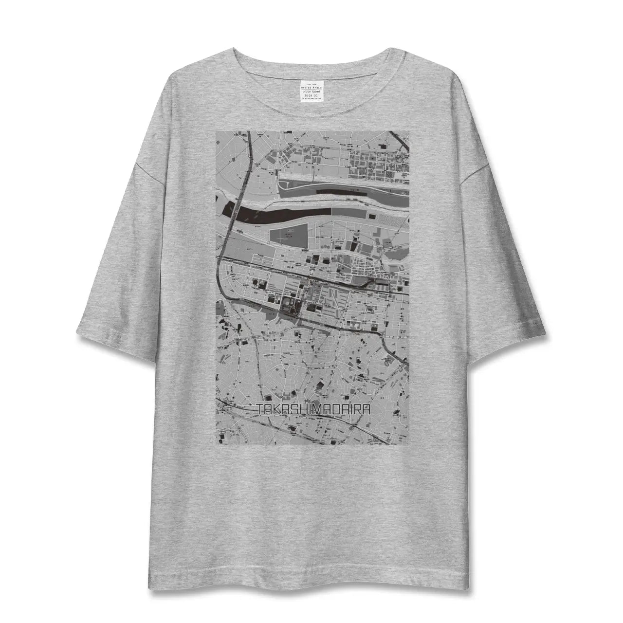 【高島平（東京都）】地図柄ビッグシルエットTシャツ