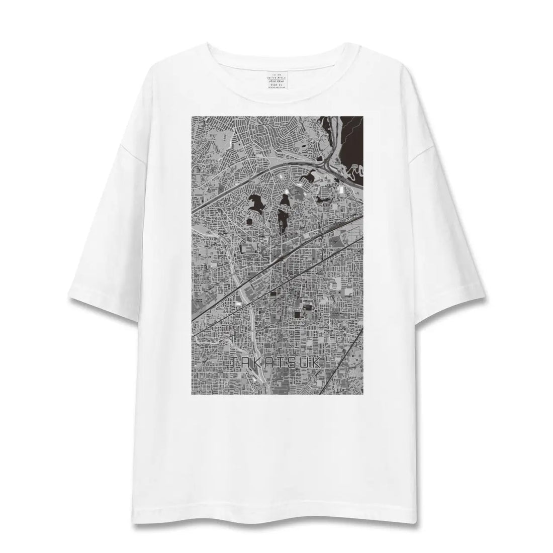 【高槻（大阪府）】地図柄ビッグシルエットTシャツ