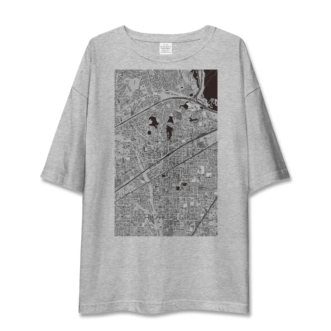 【高槻（大阪府）】地図柄ビッグシルエットTシャツ