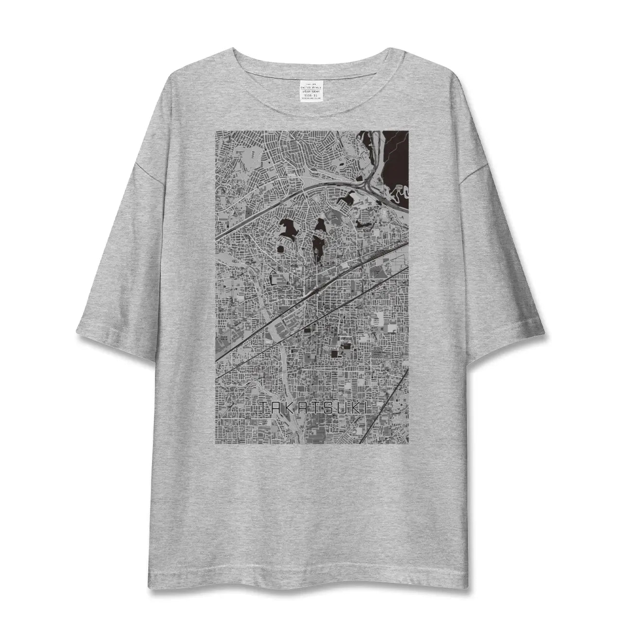 【高槻（大阪府）】地図柄ビッグシルエットTシャツ