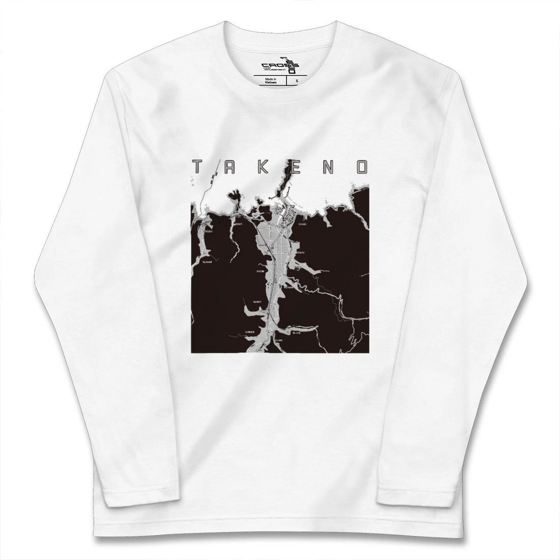 【竹野(兵庫県)】地図柄ロングスリーブTシャツ