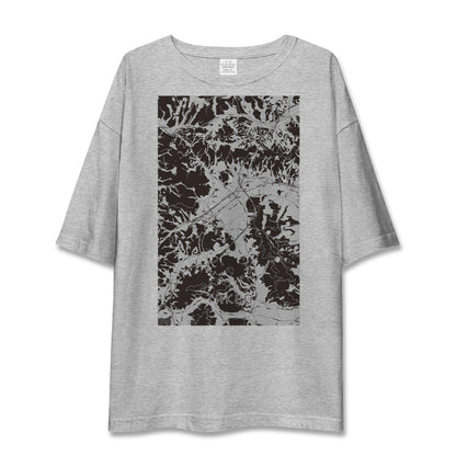 【武雄（佐賀県）】地図柄ビッグシルエットTシャツ