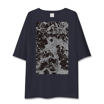 【武雄（佐賀県）】地図柄ビッグシルエットTシャツ