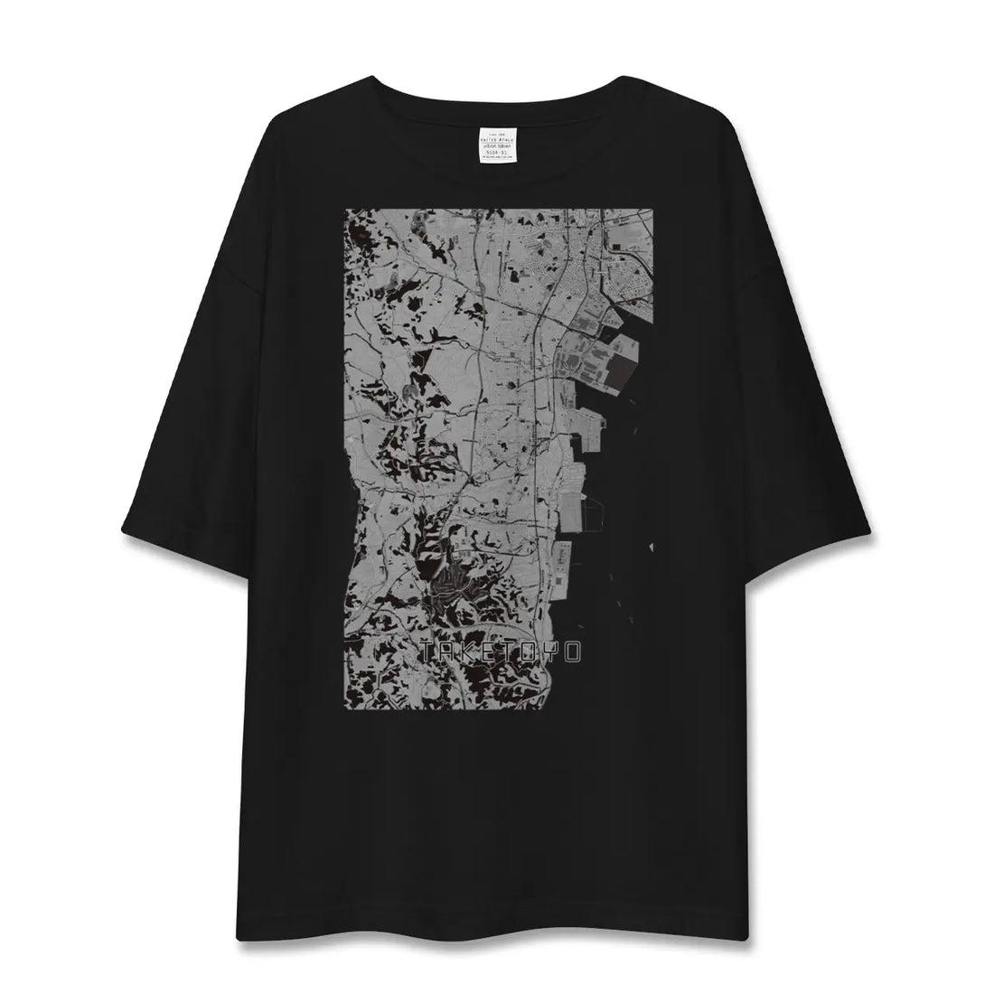 【武豊(愛知県)】地図柄ビッグシルエットTシャツ