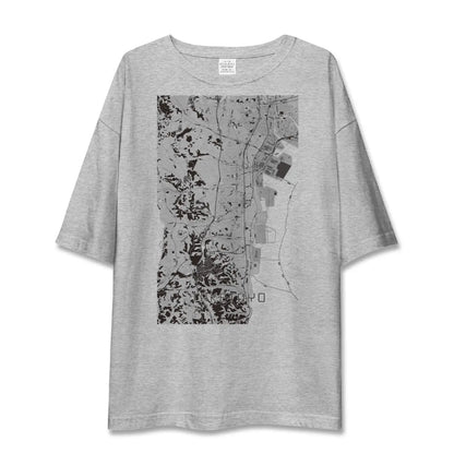 【武豊（愛知県）】地図柄ビッグシルエットTシャツ