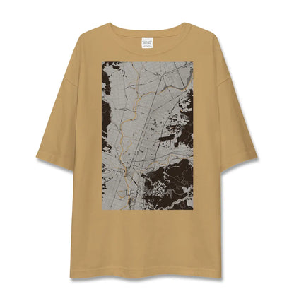 【滝川（北海道）】地図柄ビッグシルエットTシャツ