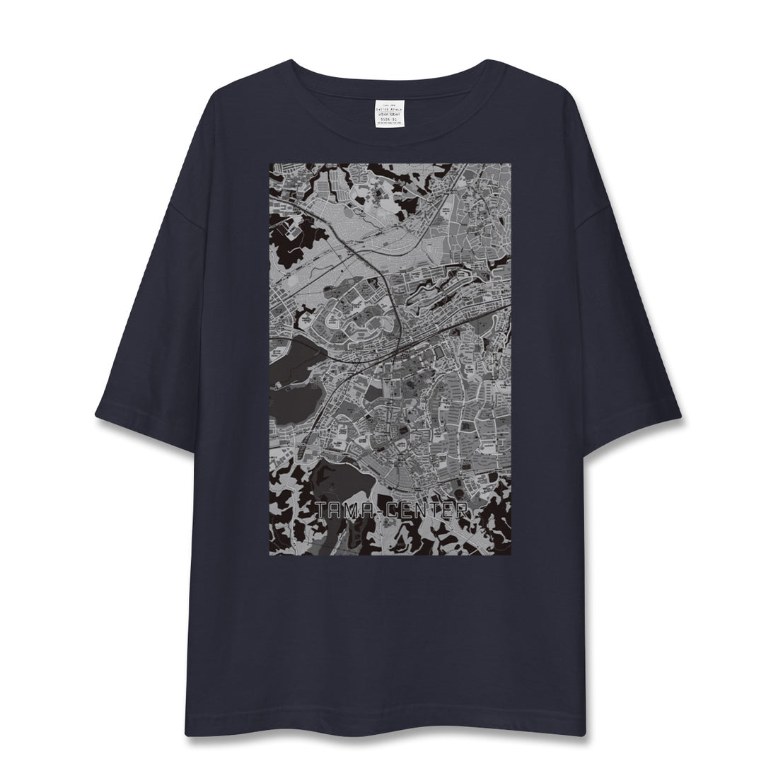 【多摩センター（東京都）】地図柄ビッグシルエットTシャツ