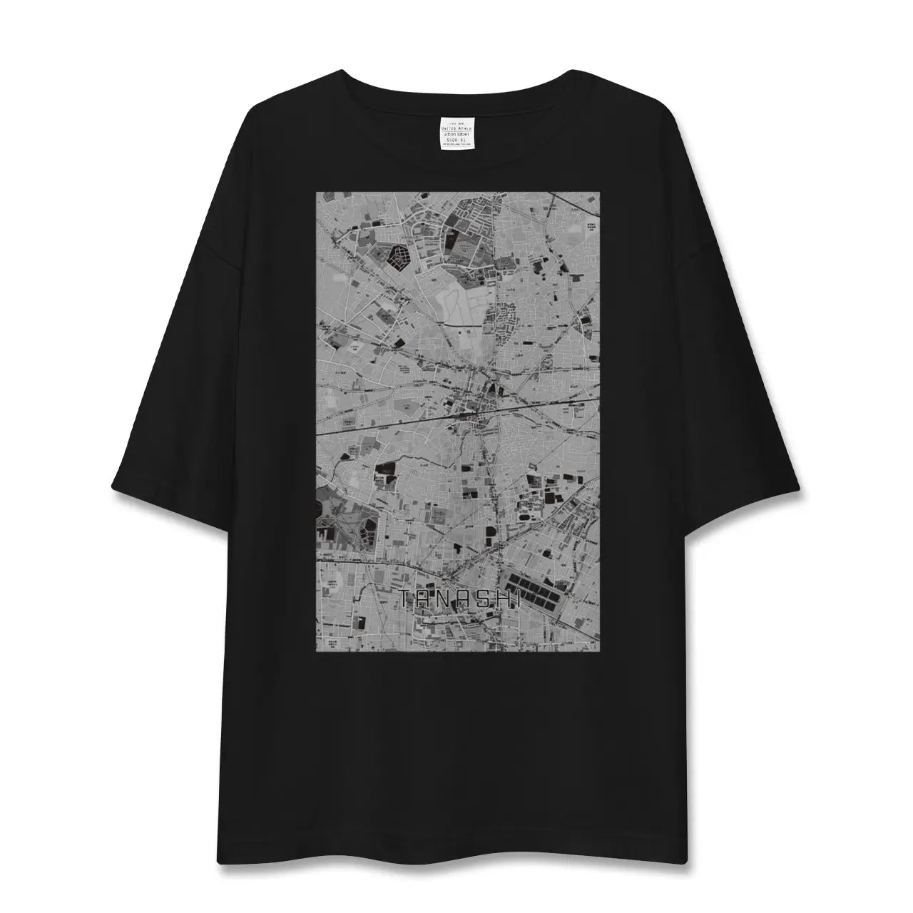 【田無（東京都）】地図柄ビッグシルエットTシャツ