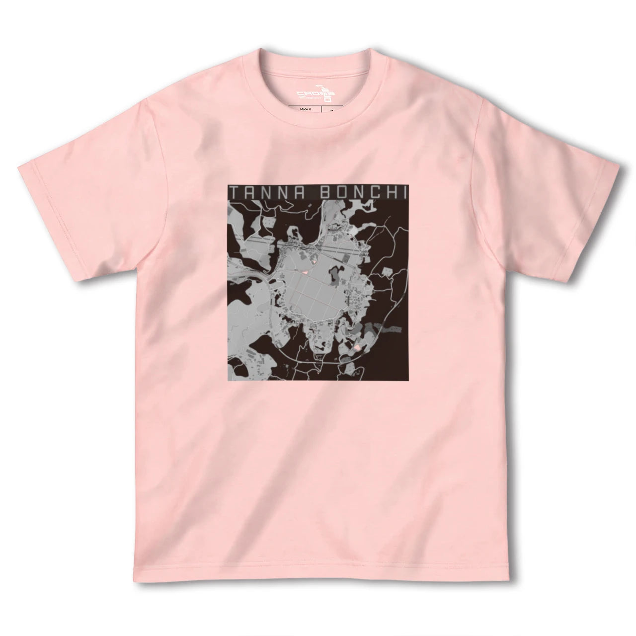 【丹那盆地（静岡県）】地図柄ヘビーウェイトTシャツ