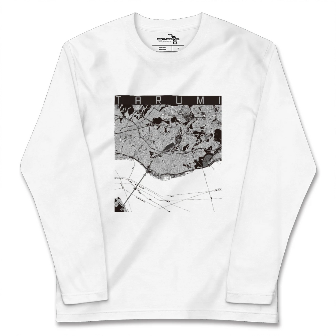 【垂水(兵庫県)】地図柄ロングスリーブTシャツ