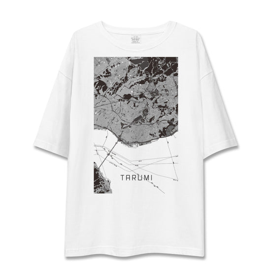 【垂水（兵庫県）】地図柄ビッグシルエットTシャツ