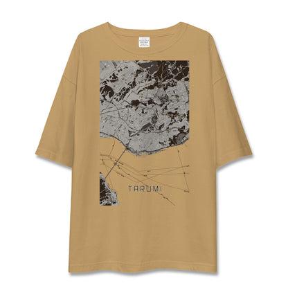 【垂水（兵庫県）】地図柄ビッグシルエットTシャツ