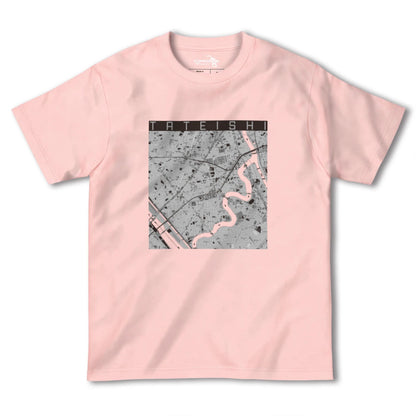 【立石（東京都）】地図柄ヘビーウェイトTシャツ