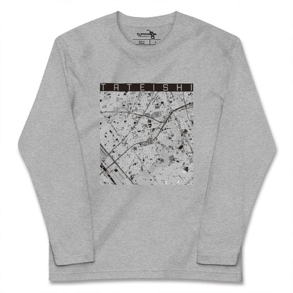 【立石（東京都）】地図柄ロングスリーブTシャツ