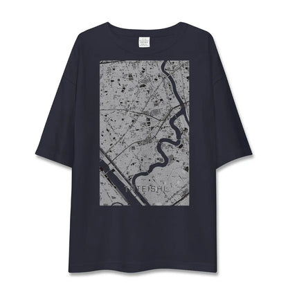 【立石（東京都）】地図柄ビッグシルエットTシャツ