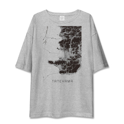 【館山2（千葉県）】地図柄ビッグシルエットTシャツ