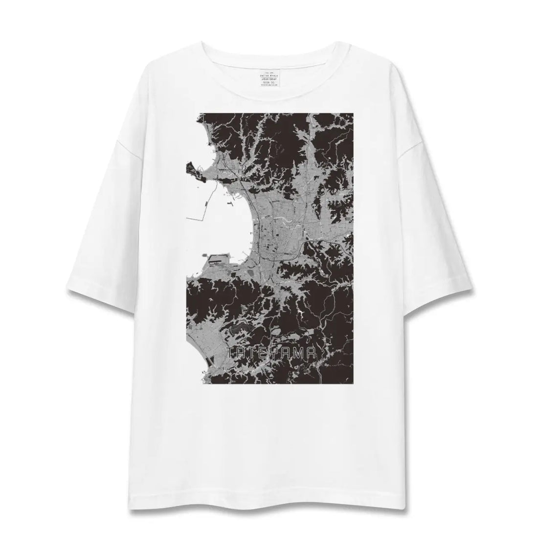 【館山(千葉県)】地図柄ビッグシルエットTシャツ