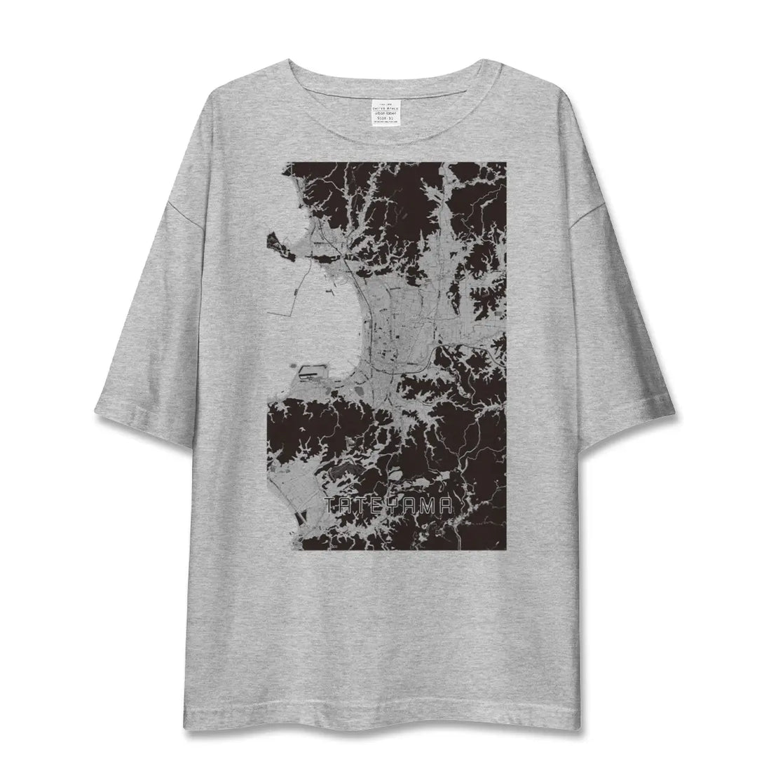 【館山(千葉県)】地図柄ビッグシルエットTシャツ