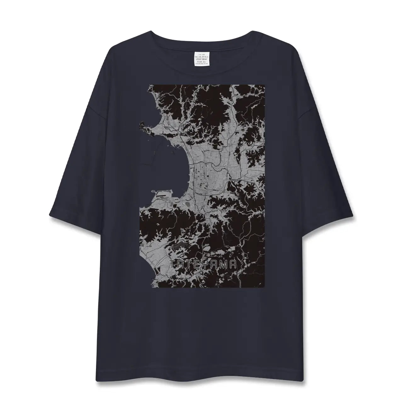 【館山（千葉県）】地図柄ビッグシルエットTシャツ