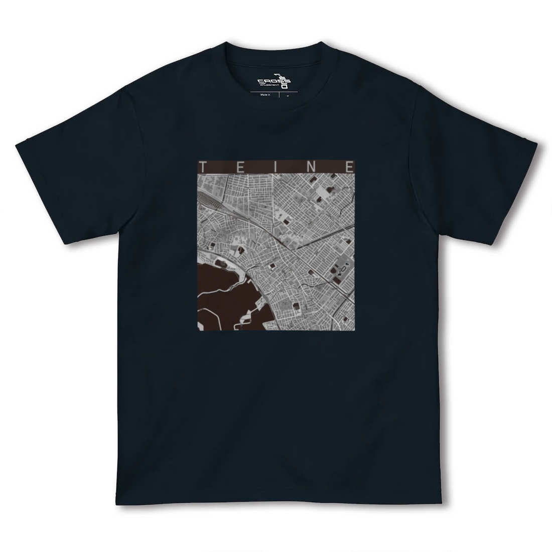 【手稲(北海道)】地図柄ヘビーウェイトTシャツ