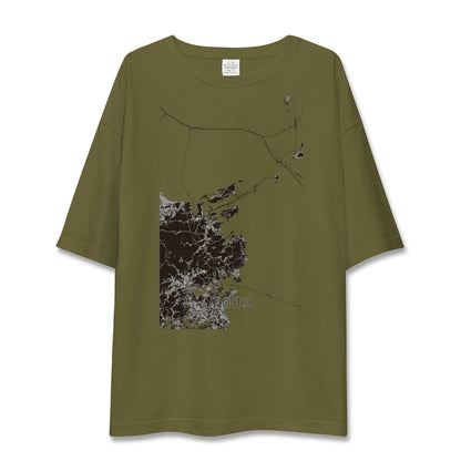 【鳥羽（三重県）】地図柄ビッグシルエットTシャツ